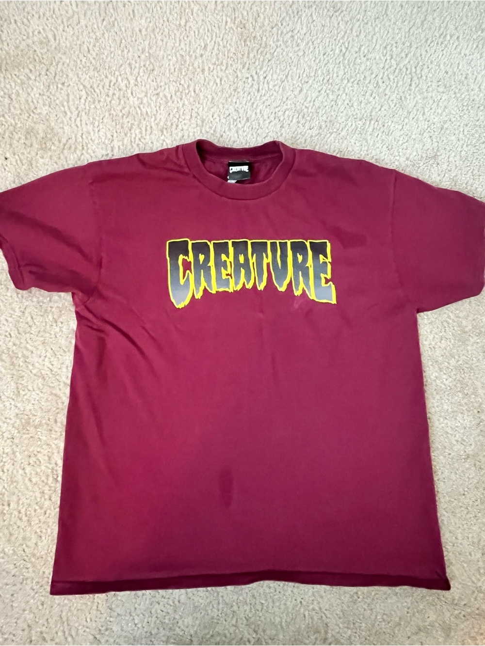 Burgundy Short Sleeve Logo T-Shirt
